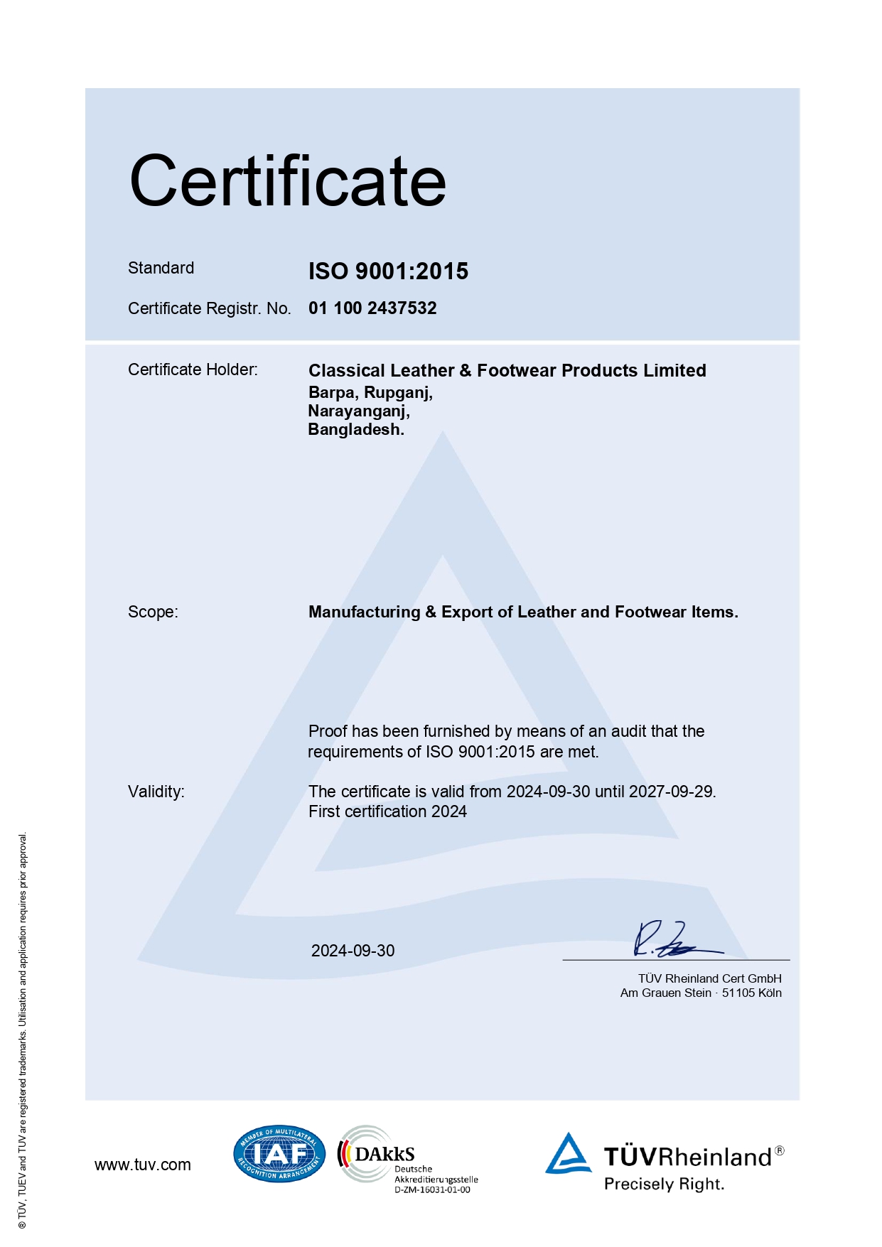 ISO 9001:2015 Certified